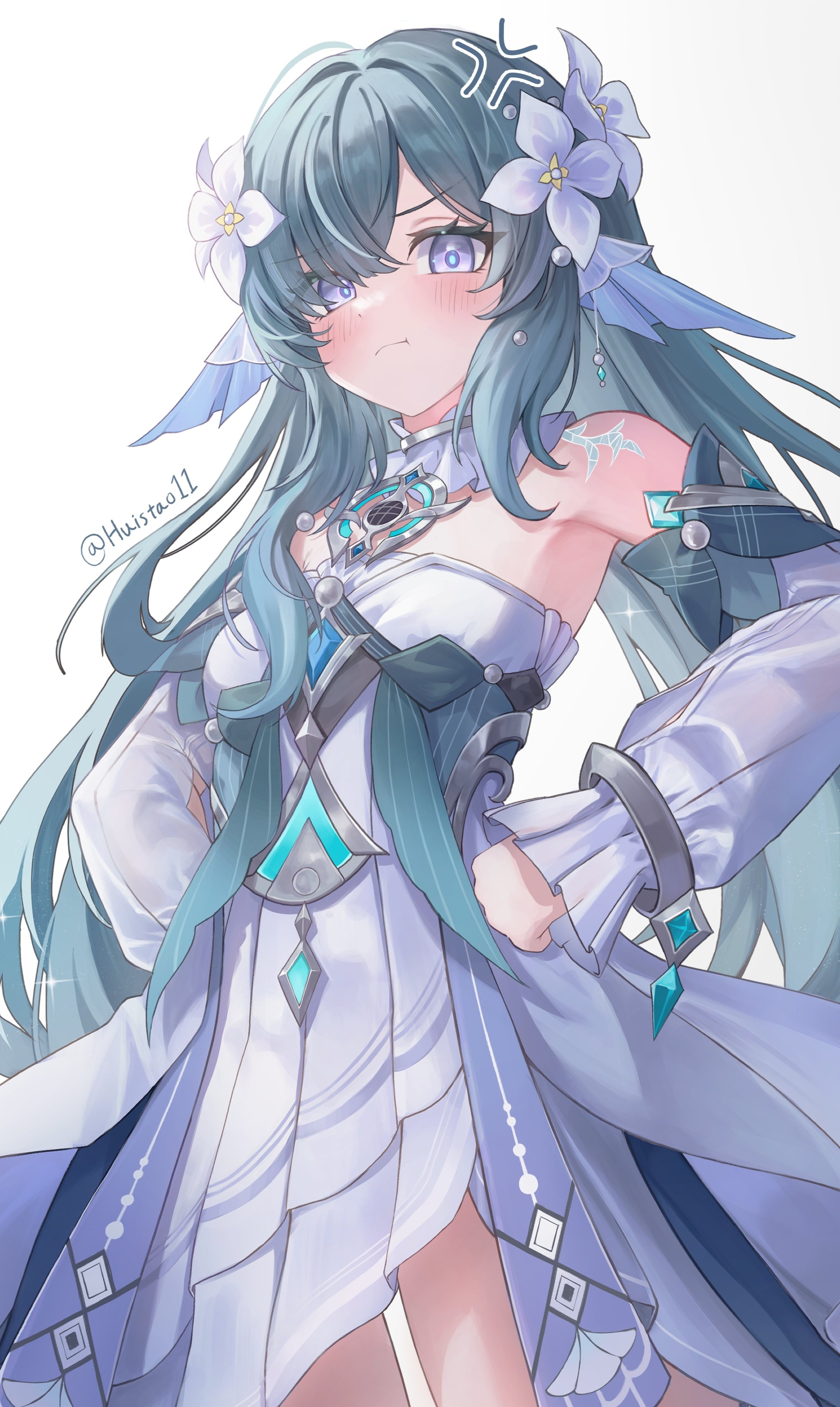 动漫[超话]气鼓鼓～画师：HODUpid：12622603 ​​​