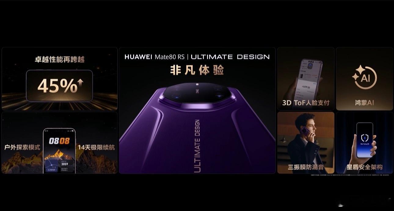 余承东：华为Mate80 RS是（拥有）地表最强性能的手机 