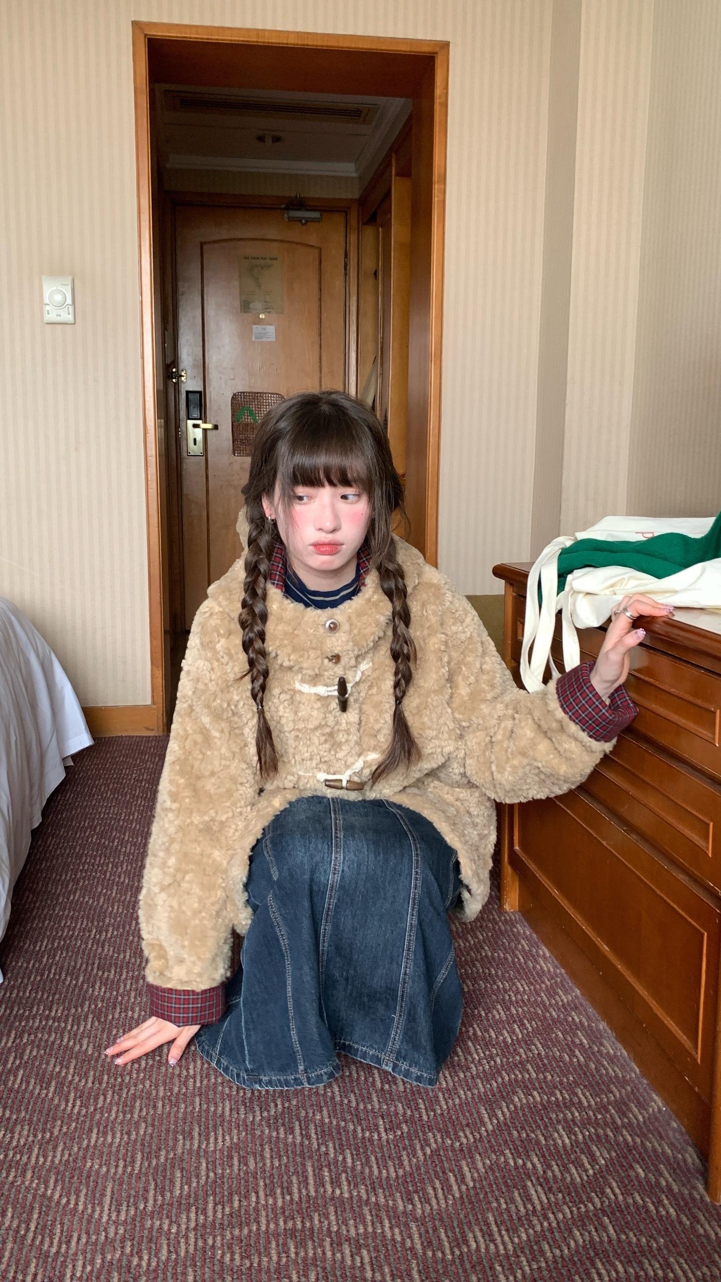 羊羔毛🧸look✖️10｜暖乎乎过冬啦。    🎀