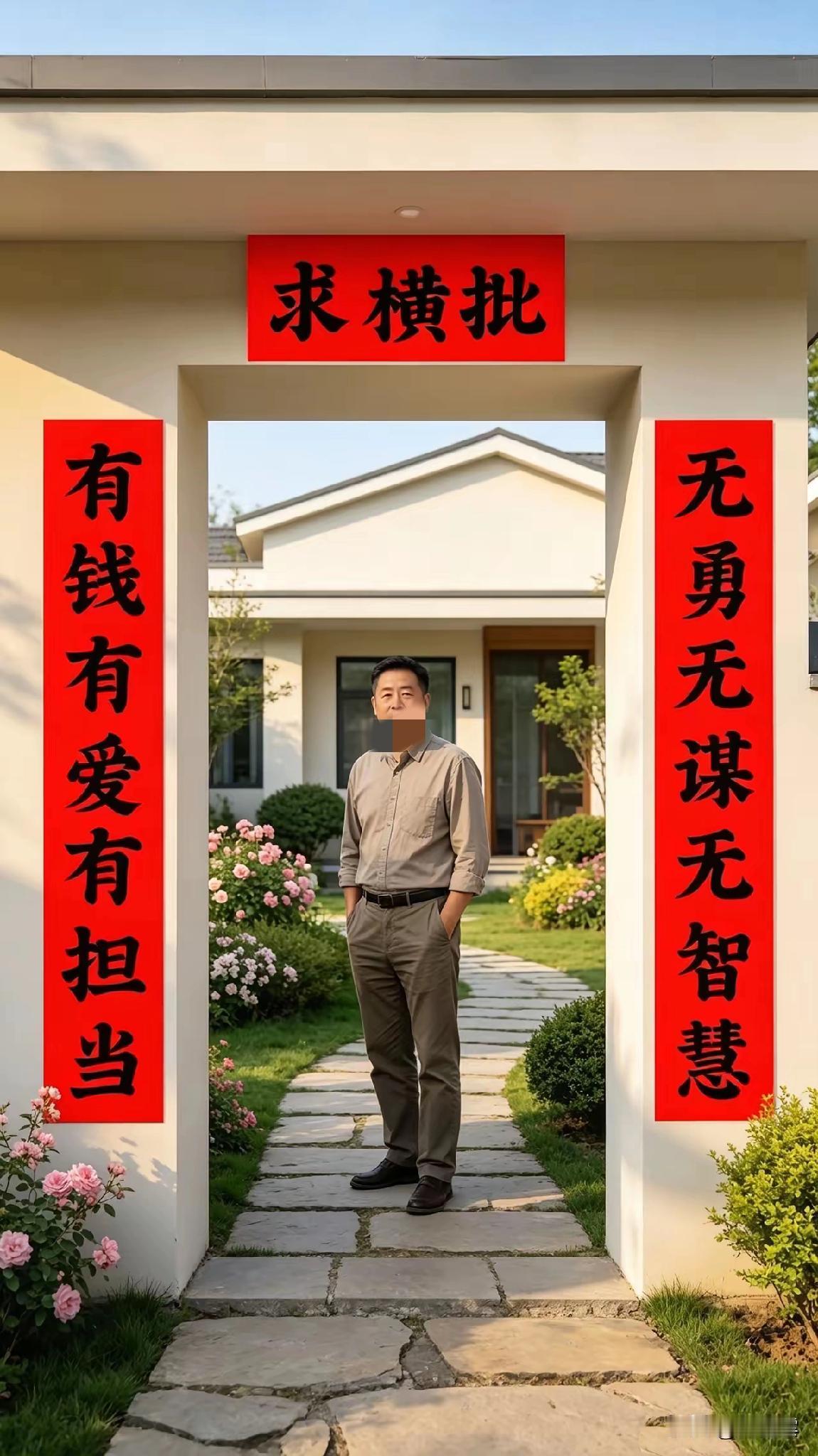 广东一位小老板写的对联，贴出了126天至今仍无人能对，请对联高手不吝赐教！
对联