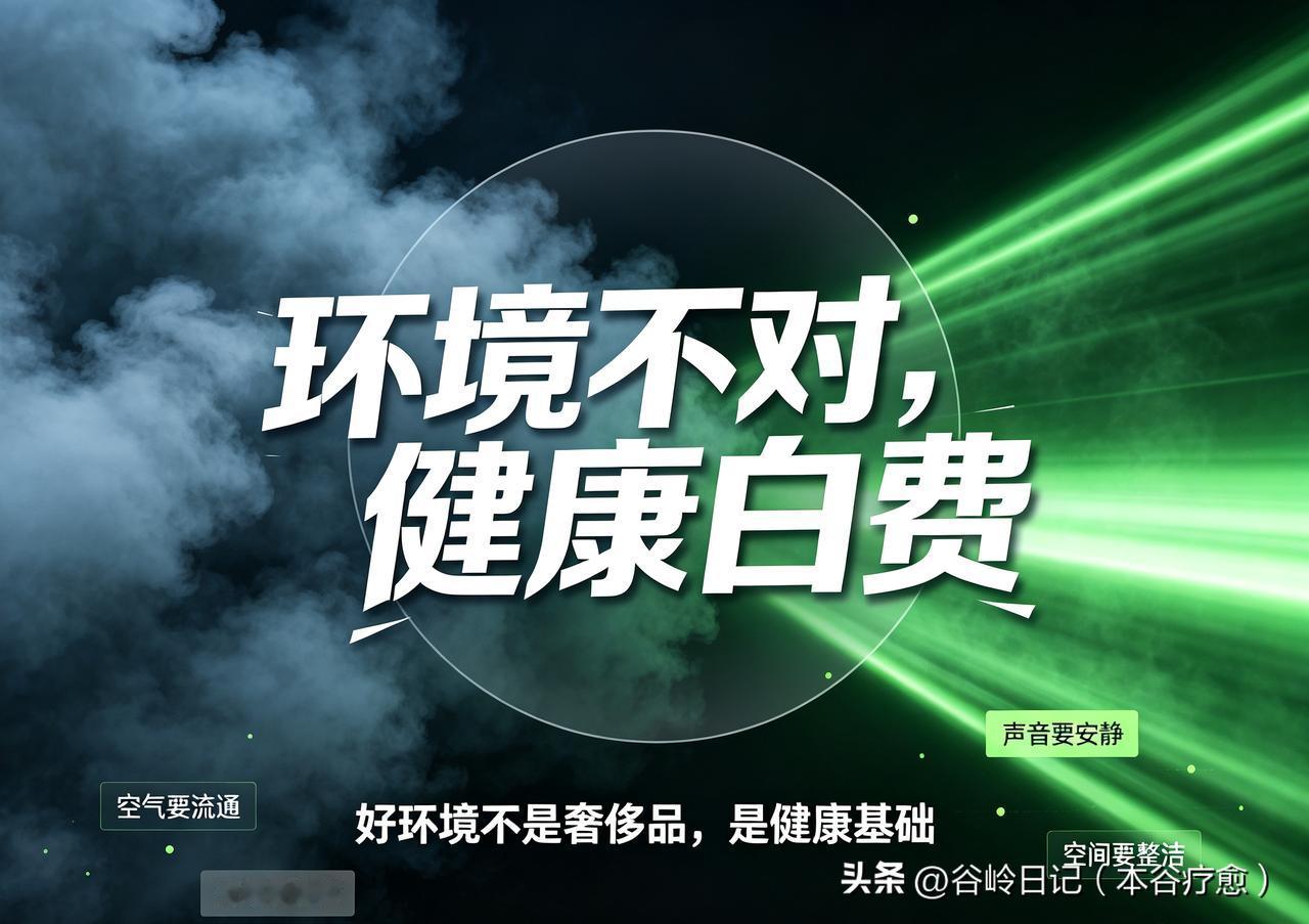 环境不对，健康白费——背离环境谈大健康，就是胡扯

你每天研究吃什么补品、做什么