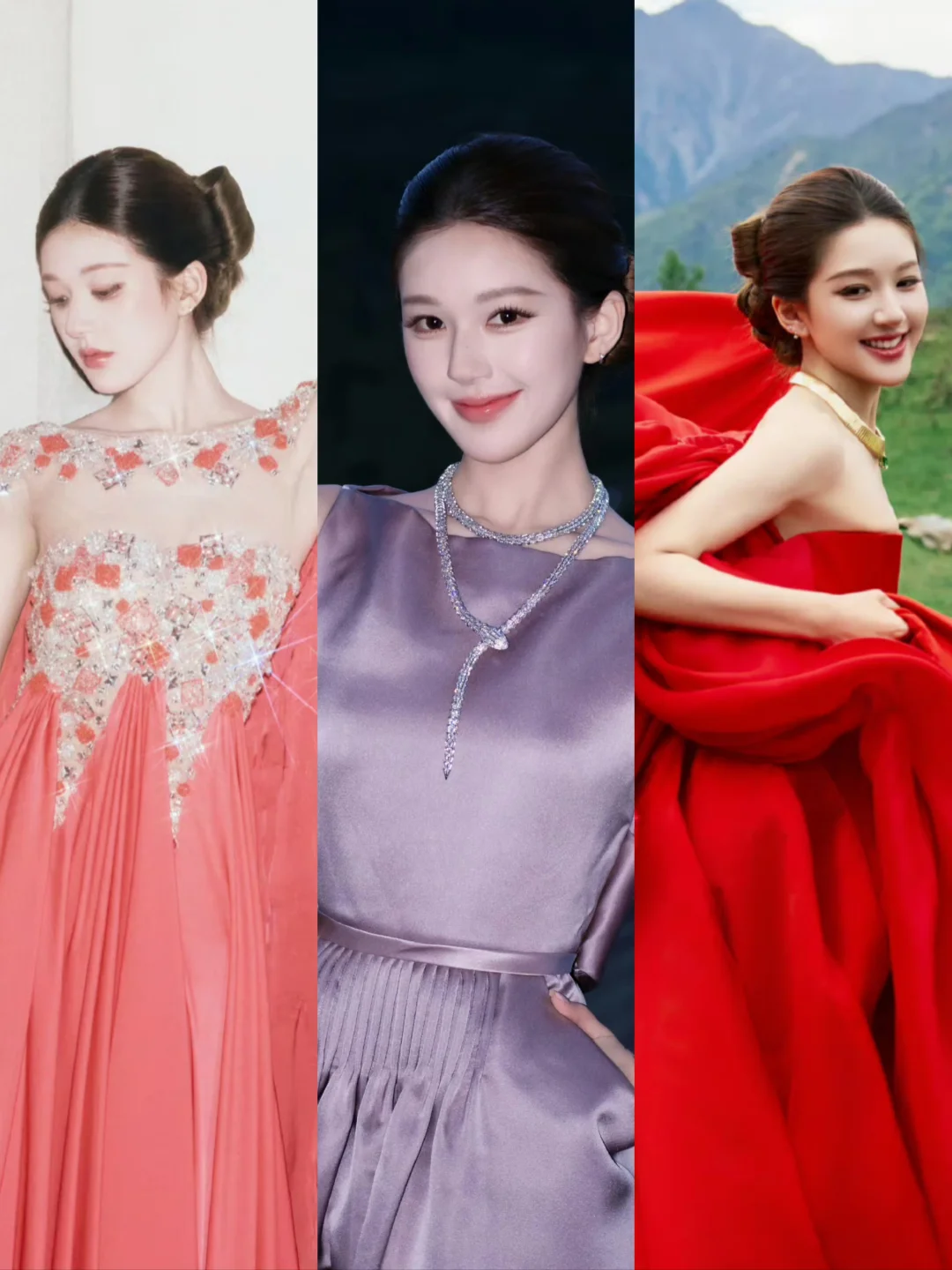 赵露思VOGUE三套高定，女王发力美图看不完
