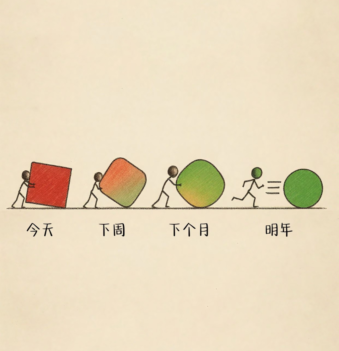 坚持从不是瞬间爆发，而是日复一日的沉淀。 