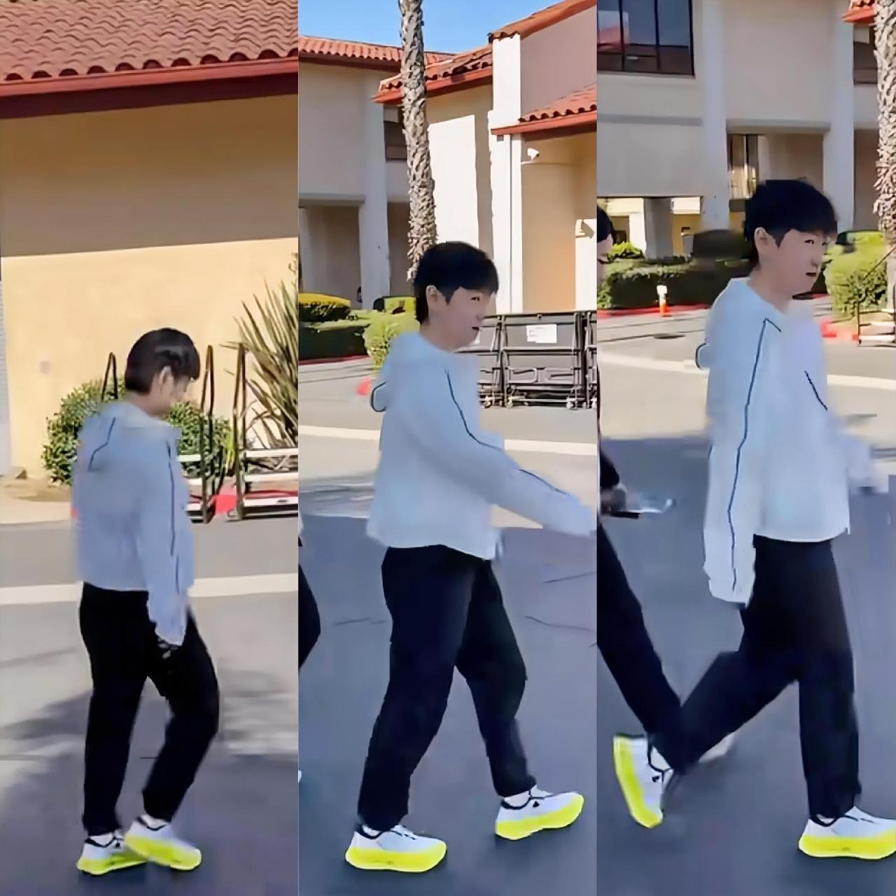 莎莎：要不要去洛杉矶的街头走一走逛一逛？
小蘑菇：去啊去呀，可是我英语不好丢了怎