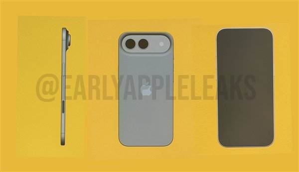 iPhoneAir2告别单摄 【曝iPhoneAir2外观 ：告别单摄 补齐影像