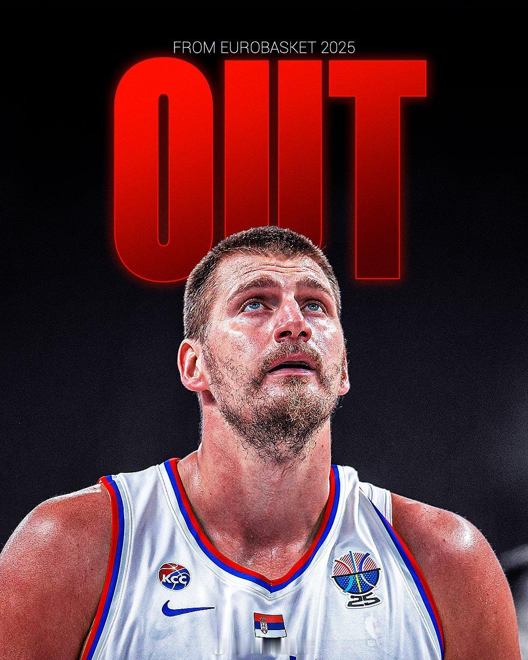一个人始终扛不了一支球队，塞尔维亚连续两届无缘欧锦赛8强。 FIBA欧洲杯 ​​