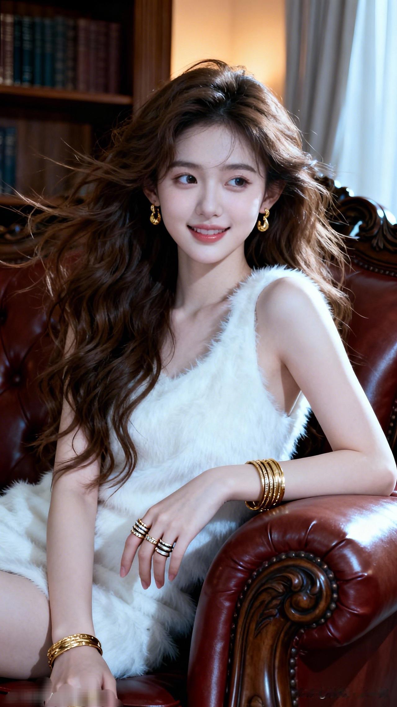 优雅白裙少女，金饰闪耀，书香气息浓厚的阅读时光。如何展现女孩子的优雅气质呢?