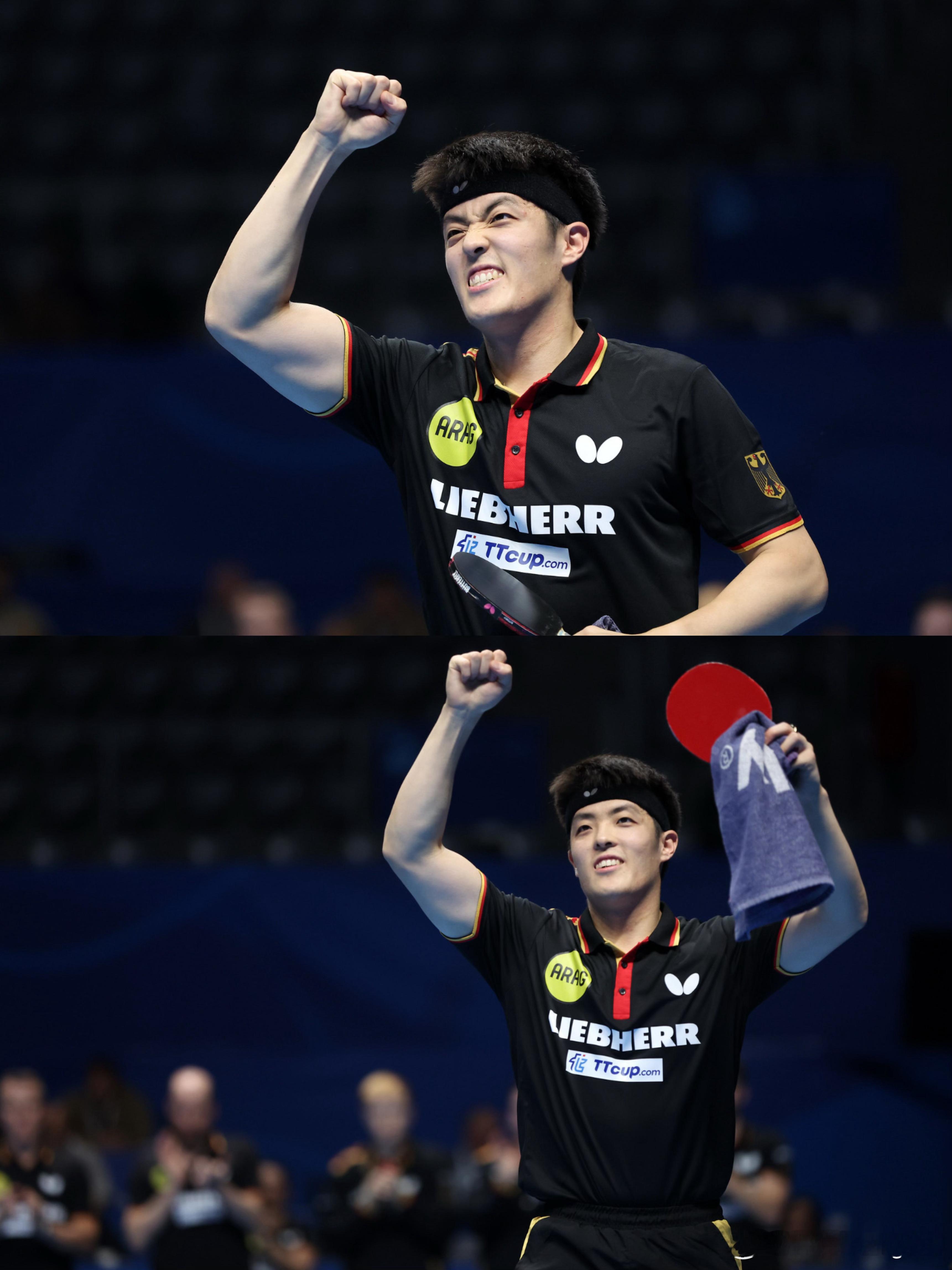 🇩🇪😬邱党邱党欧锦赛乒乓球 ​​​