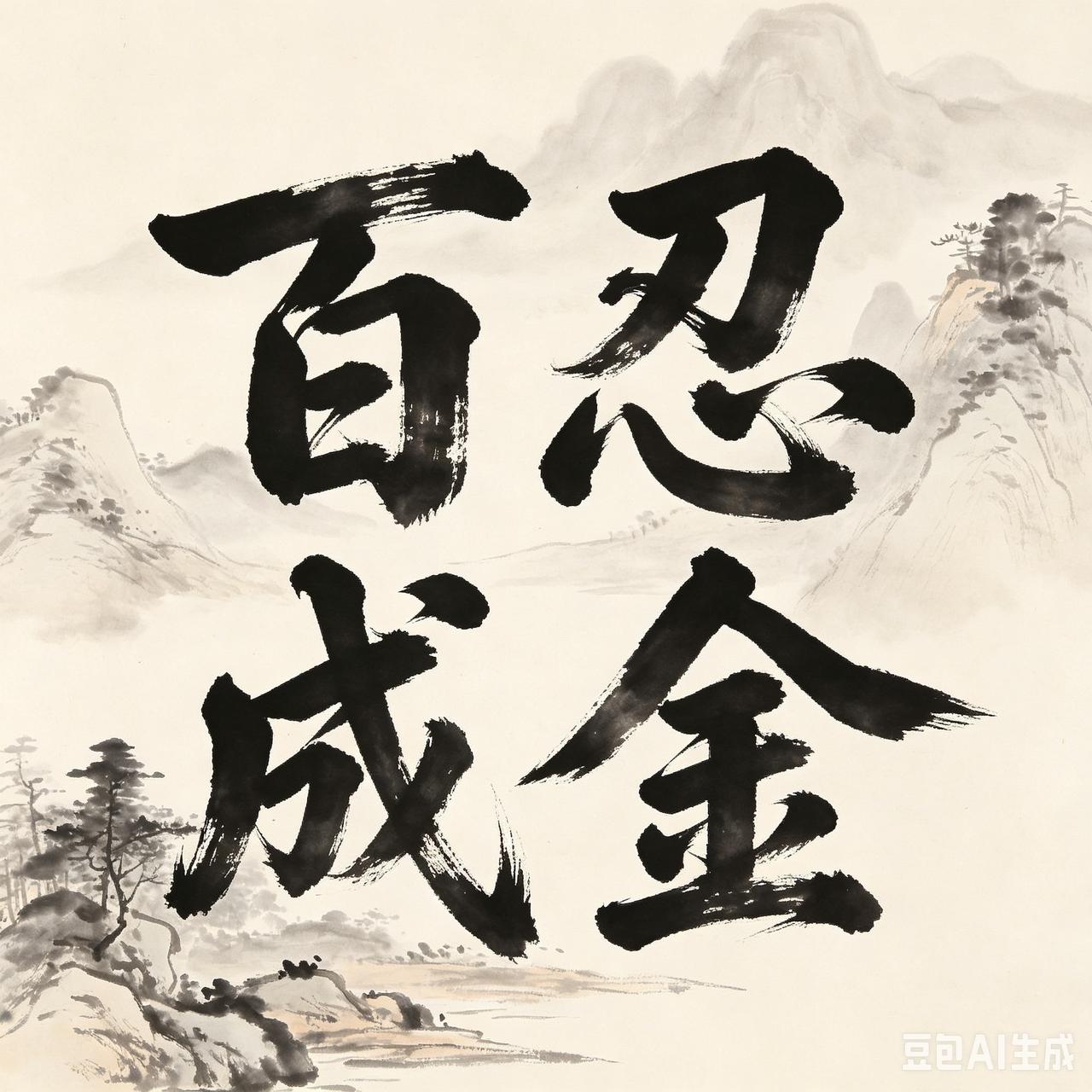 从前有个郭老头，一辈子修“忍”字功夫，立志忍满一百件事，修成“百忍”。

九十九