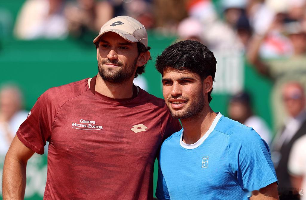 阿尔卡拉斯赢下首盘！ATP1000 蒙特卡洛大师赛半决赛，头号种子阿尔卡拉斯首盘