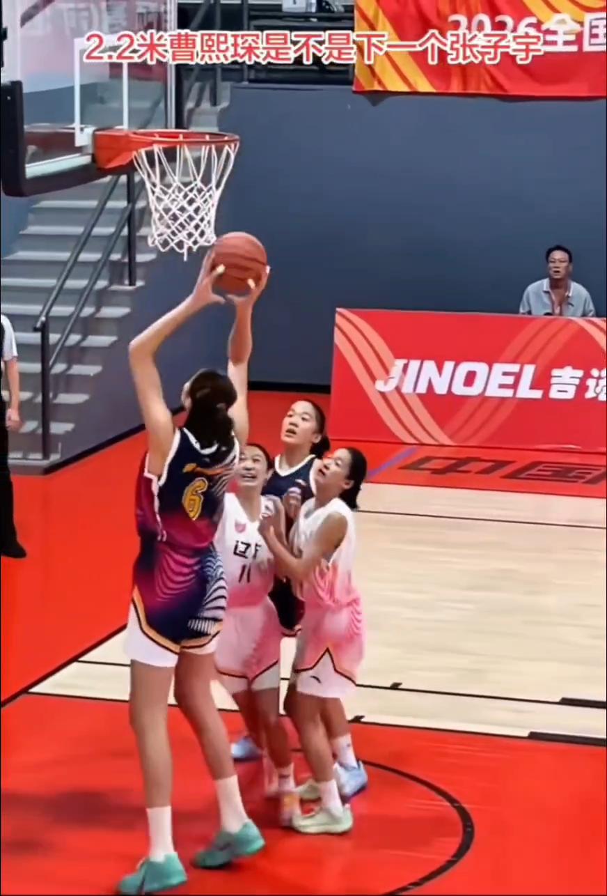 因为从目前张子宇参加中国女篮的情况看，只有绝对身高，但移动缓慢，缺乏投篮技能的她