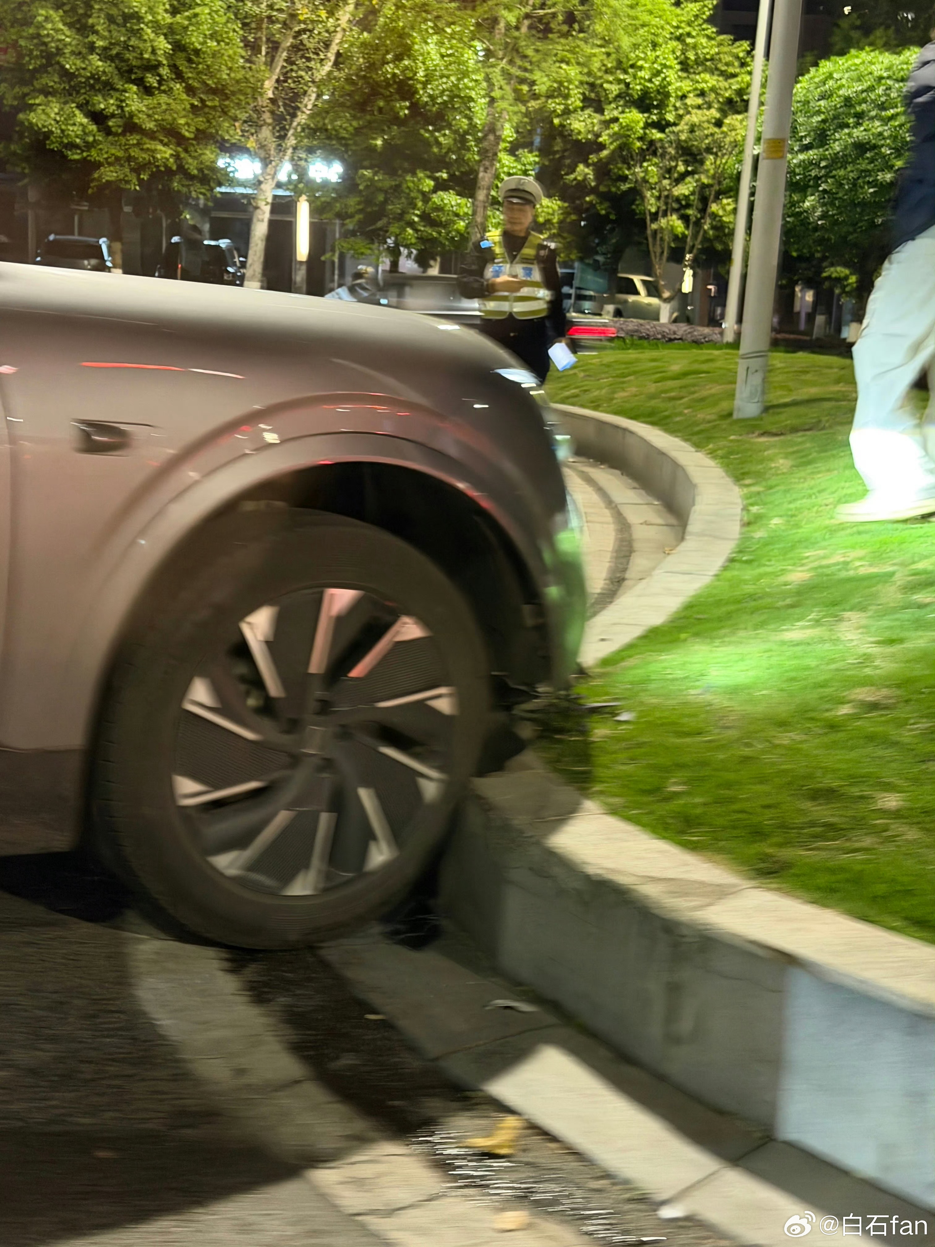 上绿化带这个事是司机的责任不应该上升到车企你看阿维塔也会有这种突发状态不过希望一