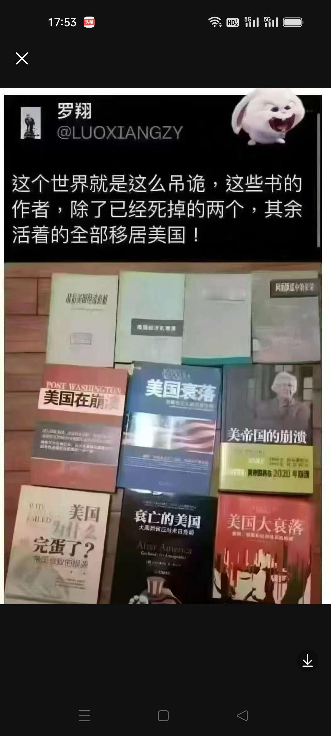 反美是工作，赴美是生活，他们坚定地认为，司马南和这些作者是爱国者，是中华民族的脊