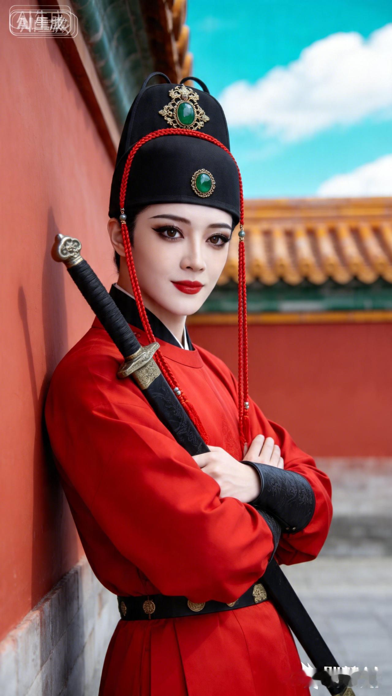 穿越回古代，红衣女侠仗剑走天涯！