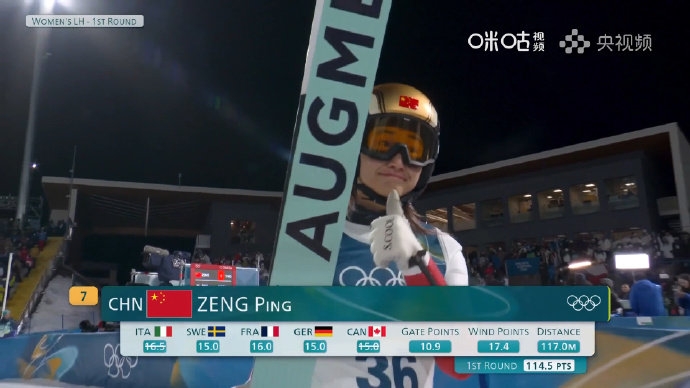 跳台滑雪女子个人大跳台：曾坪、刘奇晋级决赛，董冰、翁杨宁无缘