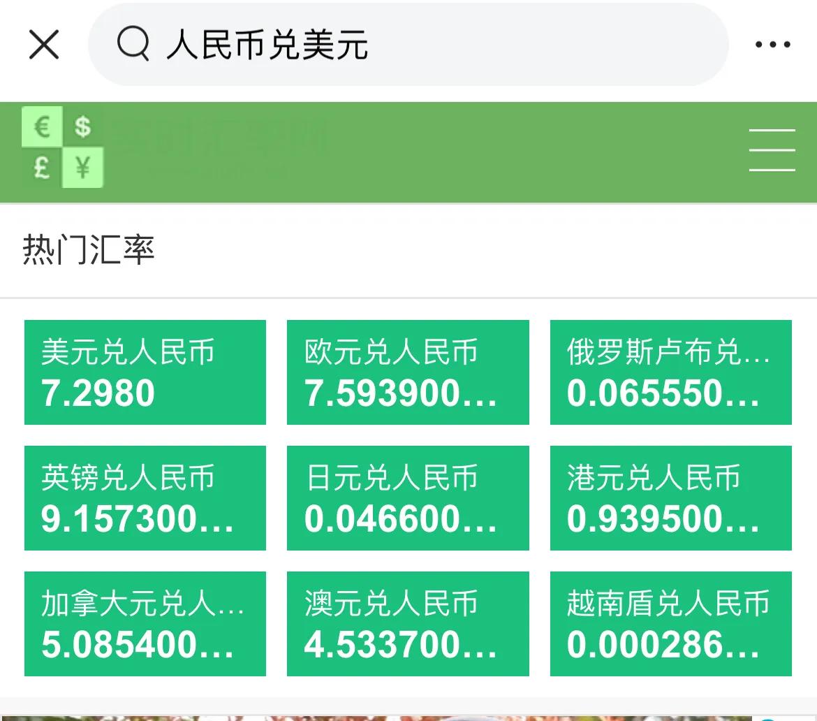 网红经济学家说2024年人民币兑换美元是3:1，今天已经是2024年12月31日