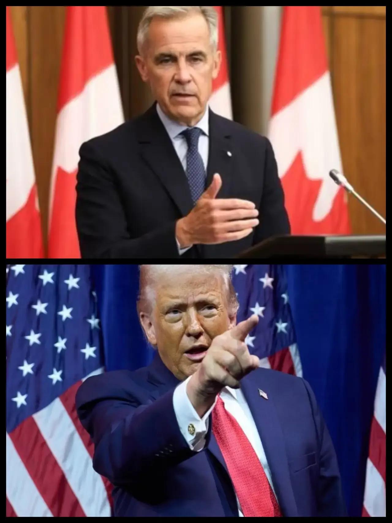 对加拿大加征100%关税，特朗普已摊牌，卡尼还顶得住吗？
特朗普用州长戏称卡尼，