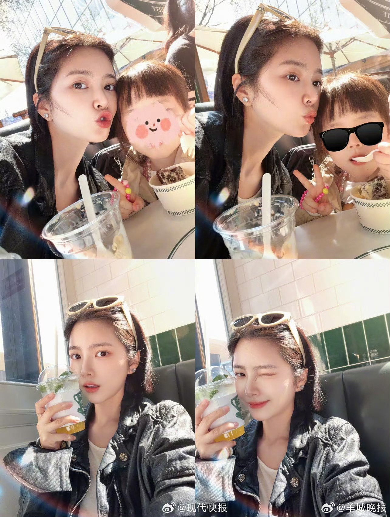 【#王灿晒近照回应怀二胎#】 4月21日，杜淳妻子晒出5岁女儿近照，还发文辟谣怀