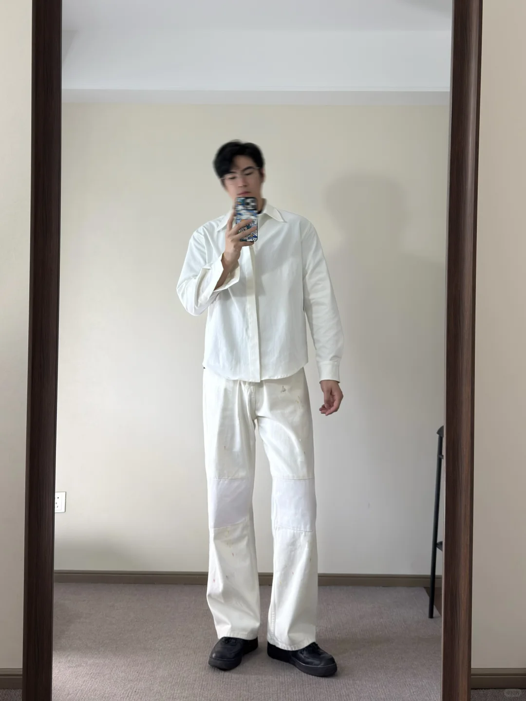 ootd 黑白配