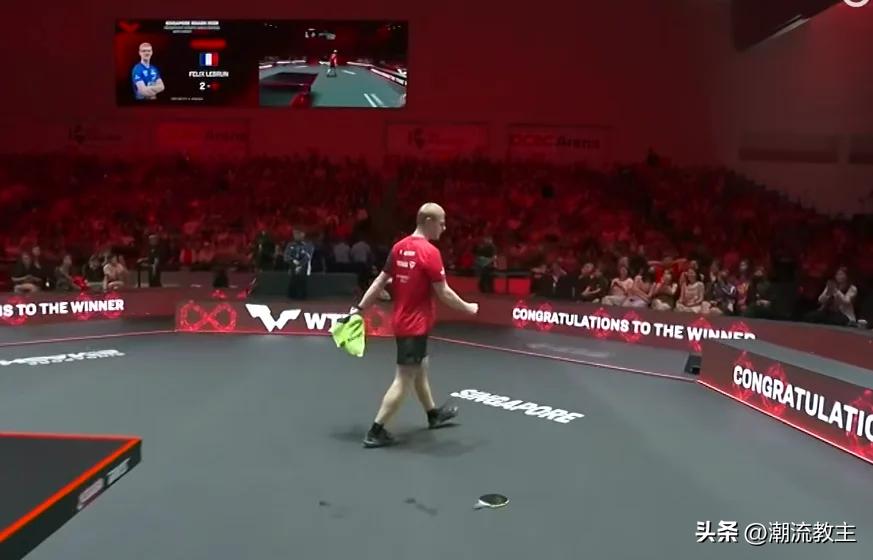 12个月冠军荒+四连败！国乒三冠王林诗栋，栽在同一个法国小将手里！
昨晚新加坡