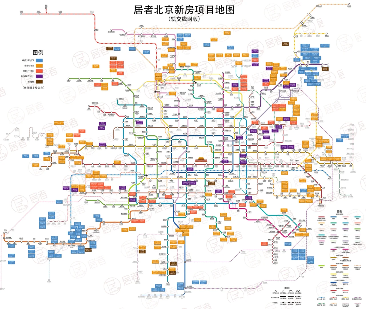 北京新房项目地图更新了❗️