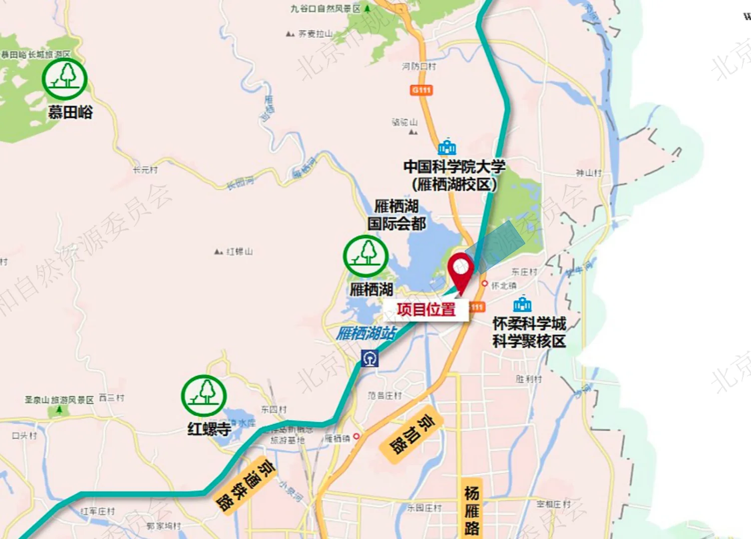 怀柔要卖的新地块，看来要高举高打了，临近豪华的日出东方酒店，高层能看湖景。但与铁...