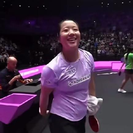 11月2日凌晨，陈熠不敌申裕斌止步女单4强，内心十分遗憾，遗憾同时又十分高兴，我