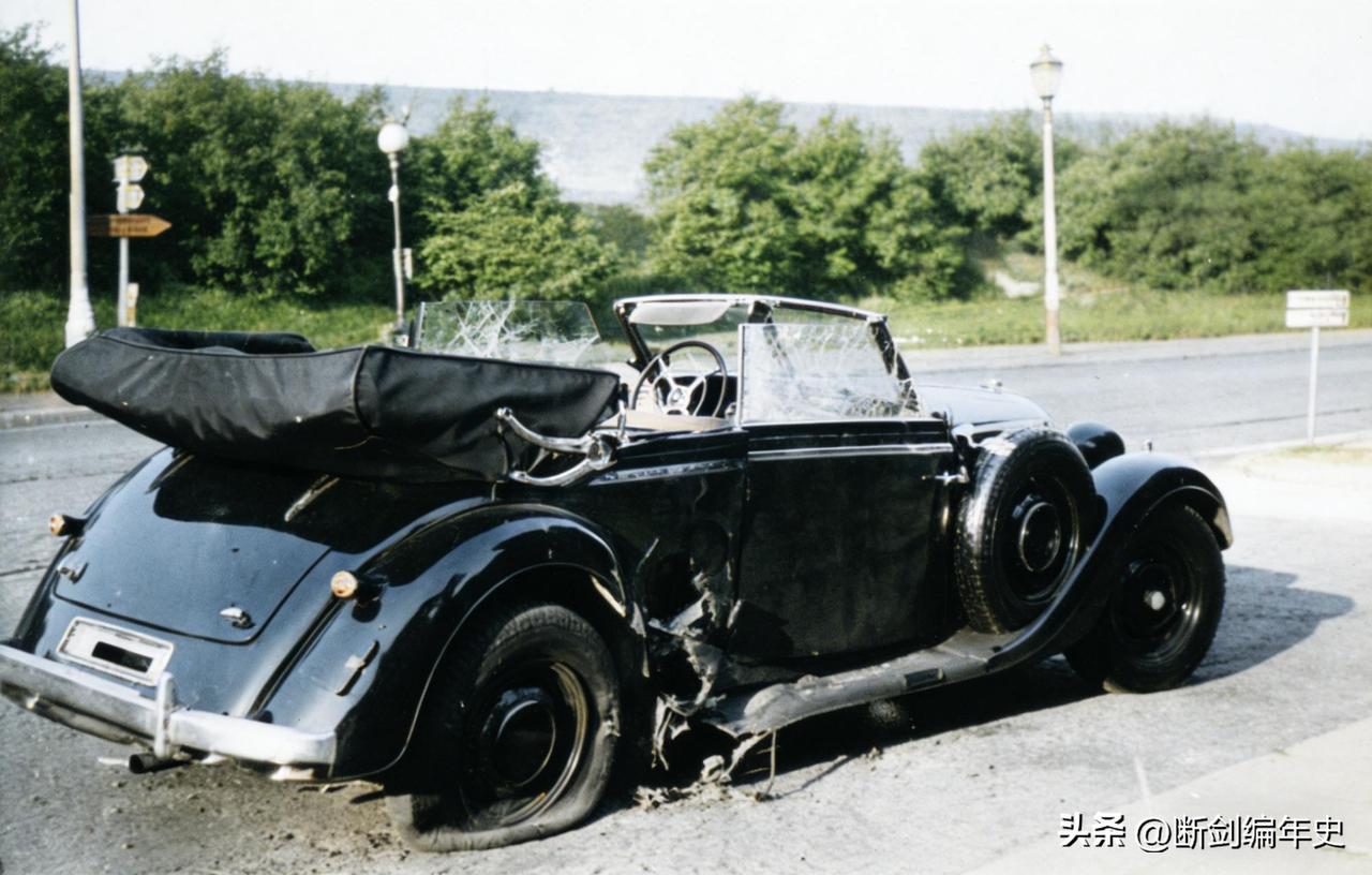 1942年5月27日，布拉格里拉弯道，一辆梅赛德斯-奔驰320 Converti