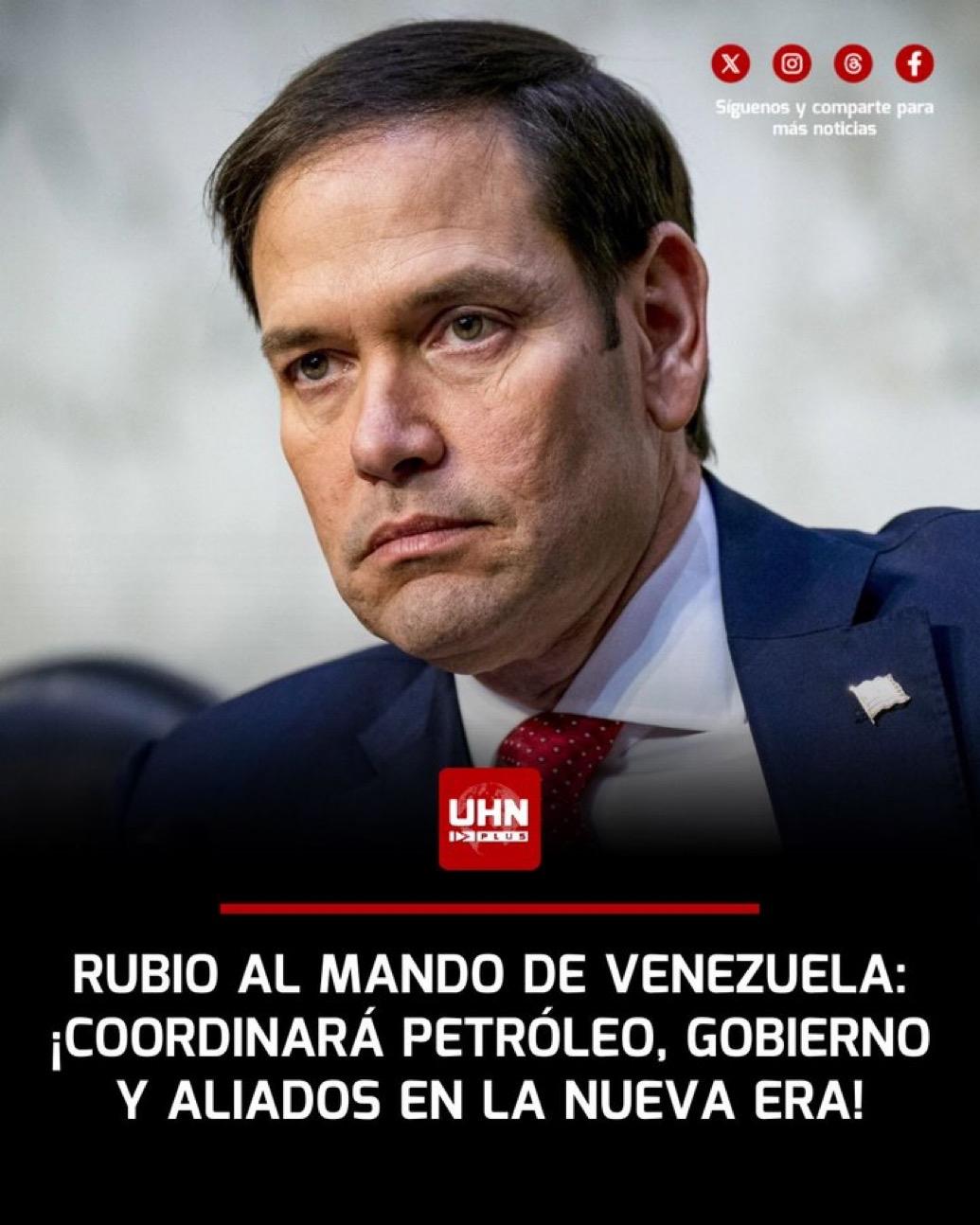 据彭博社报道，美国国务卿卢比奥Rubio目前的任务是处理与委内瑞拉有关的所有事项