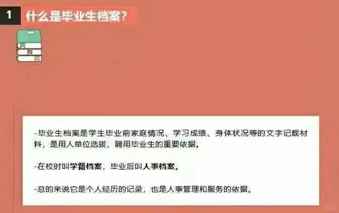 是不是还有好多人不知道【档案】是什么？