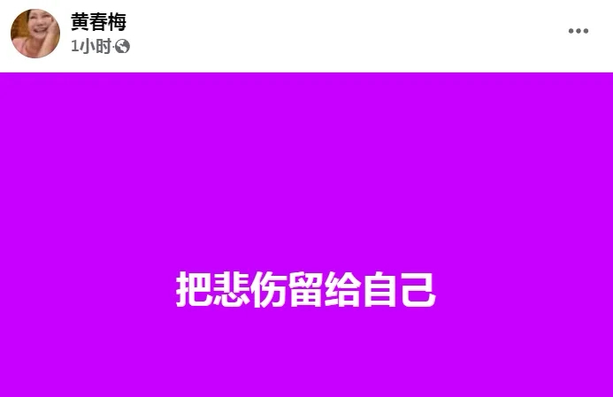 S妈首发动态  S妈 把悲伤留给自己  S妈在女儿去世后首发动态：把悲伤留给自己