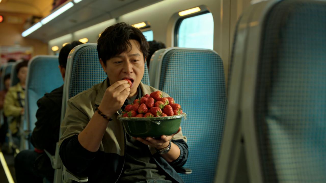 演员张磊高铁炫草莓火了！一大盆狂炫太接地气，网友：这才是真明星
 
春运返乡路上