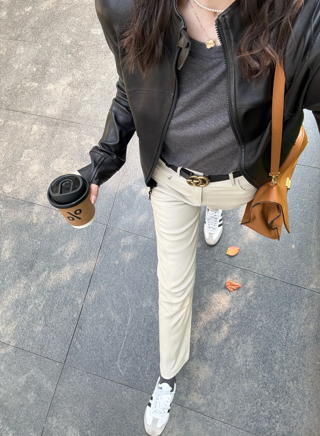 10图预习去年秋冬的皮衣穿搭｜基础款太香啦！