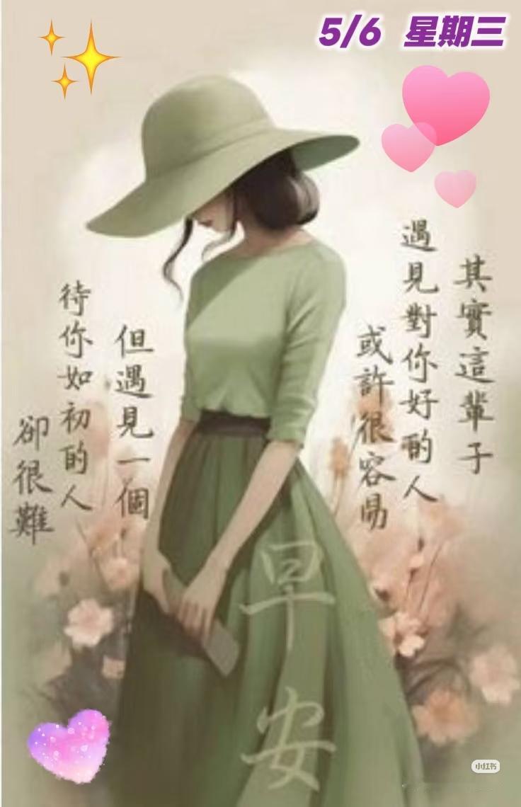 💐💐早安愉快💐💐
       风随初夏至，万物皆丰盈。告别春日温柔，迎