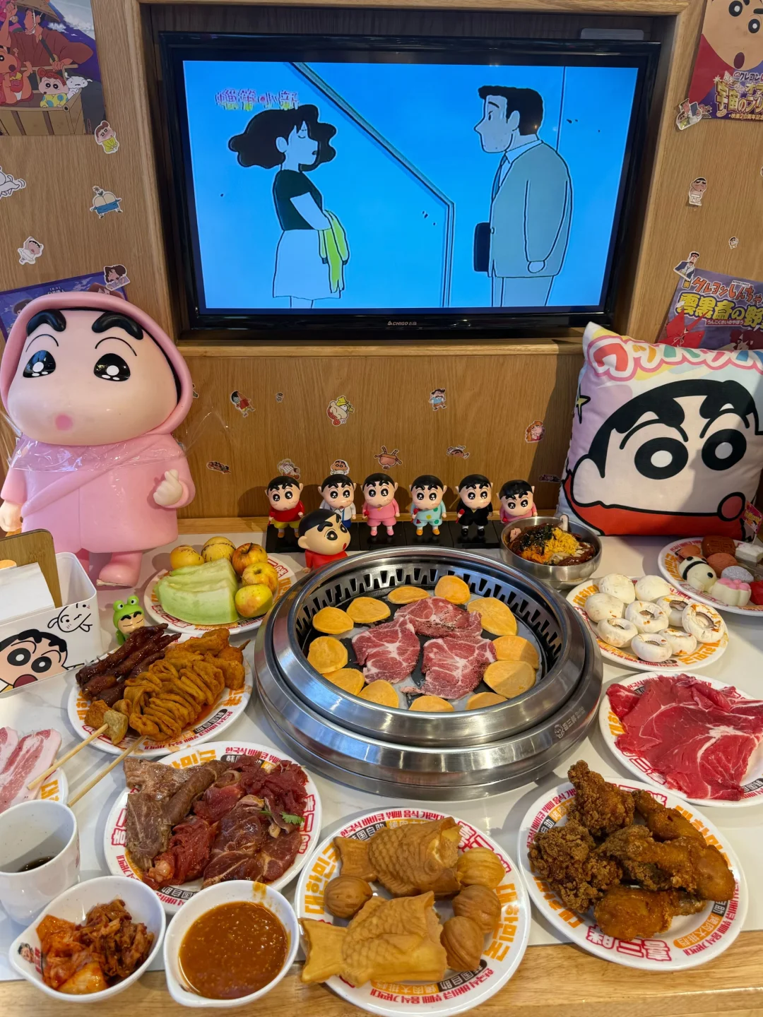 北京蜡笔小新烤肉❓89r韩式美食自由❗