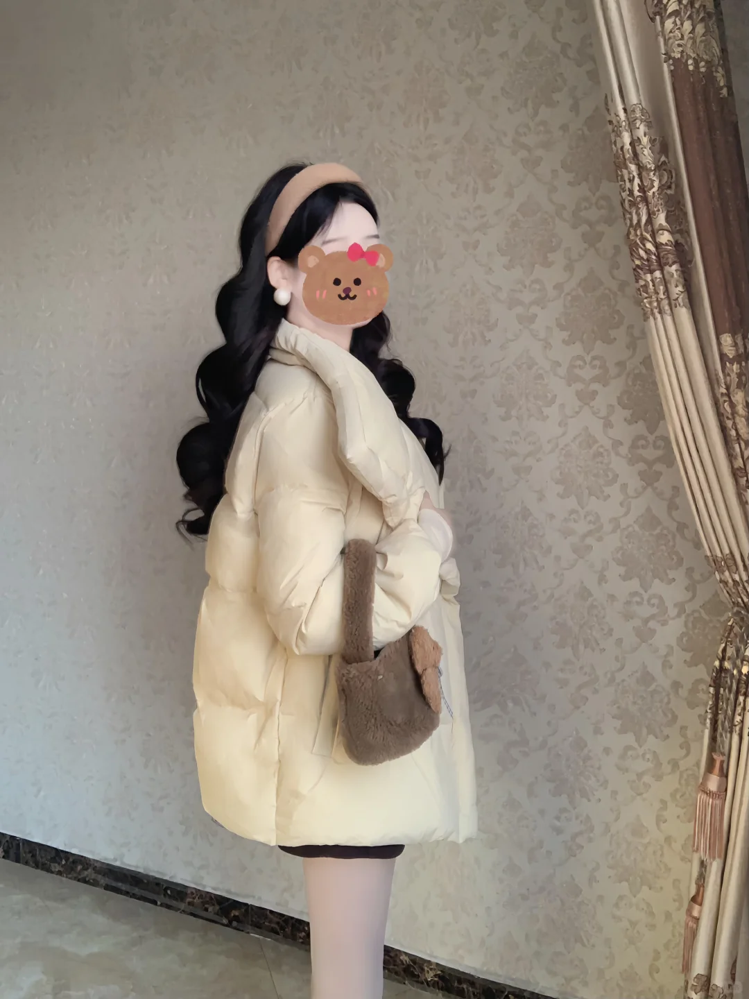 冬日❄️轻软蓬松的短款羽绒服 好暖也显白～