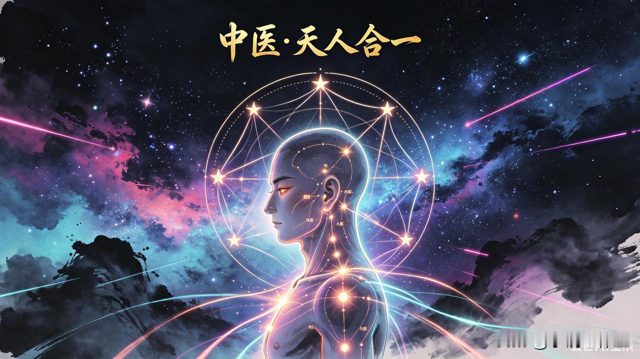 天人合一终版：北斗九星配人身九窍，五行脏腑圆满全息体系
 
自古医道通天象，人身