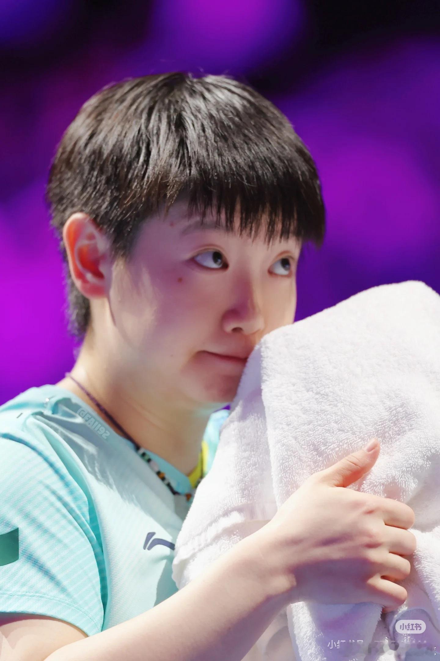 孙颖莎你这可爱的模样把我拿捏的死死的！ 