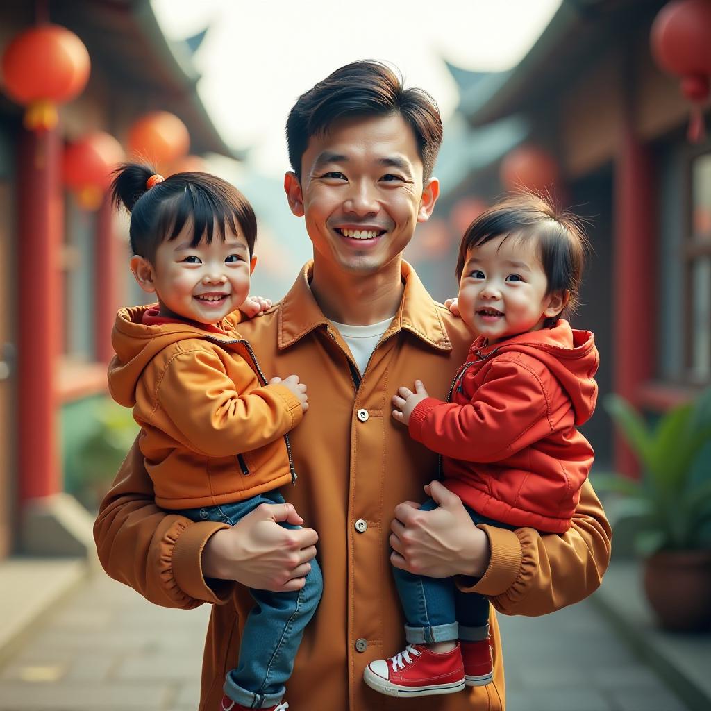 心酸又感动！陕西，一幼儿园举办元旦亲子活动，一个父亲正抱着自己的儿子，却突然发现