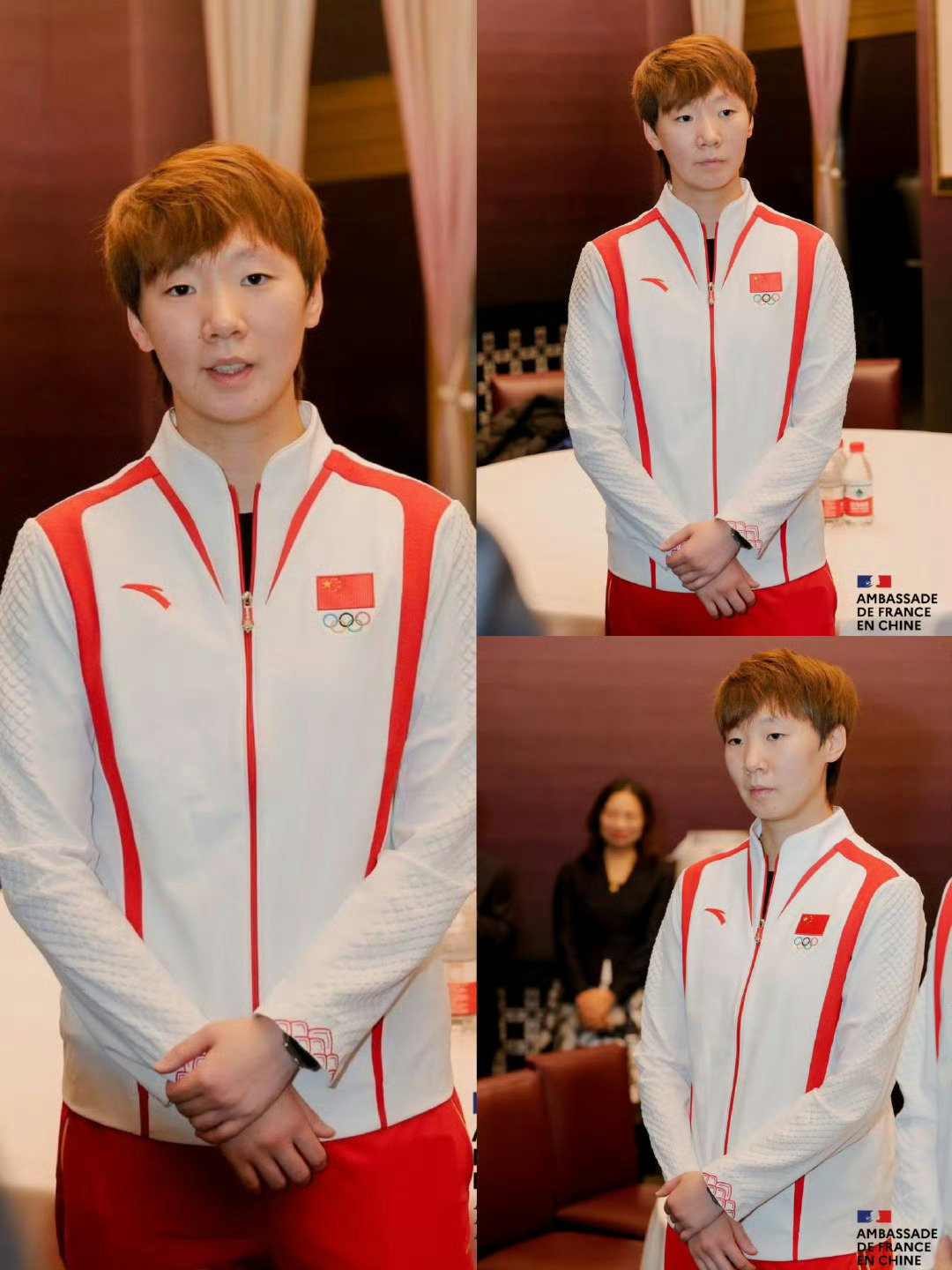 每一张曼昱都是板板正正站相真的很漂亮不管是去年的参加法国驻华大使馆活动还是今天和