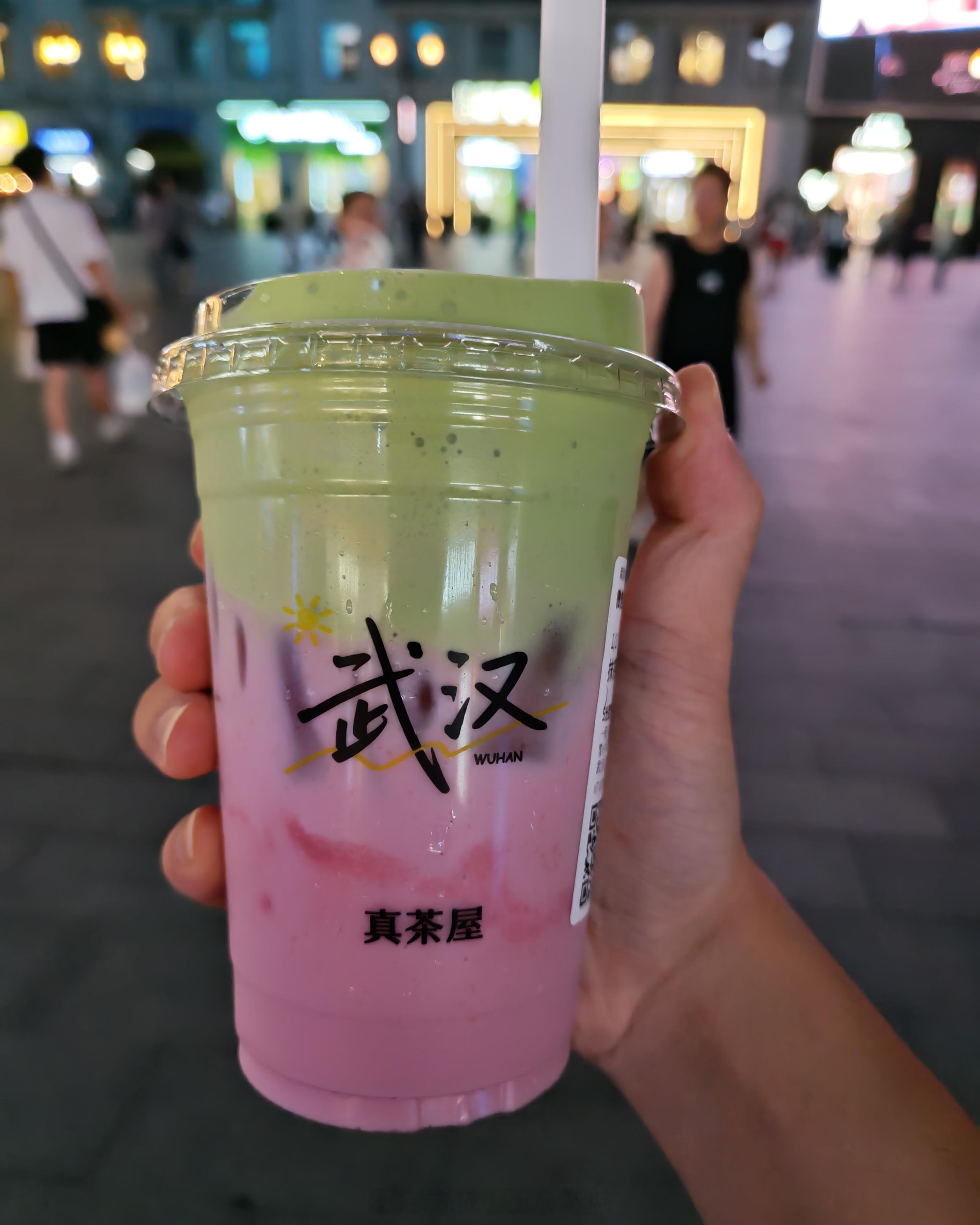刷了老板好多年抖音终于喝上了 武汉·江汉路步行街