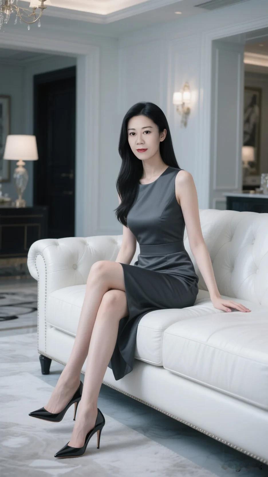 女人如何穿高跟鞋显得很洋气