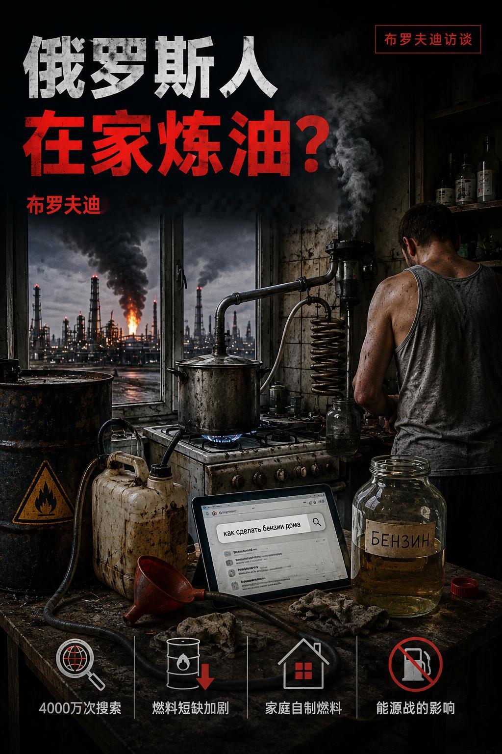 乌克兰无人系统部队司令布罗夫迪近日在接受采访时，对俄罗斯当前的燃料供应状况作出激