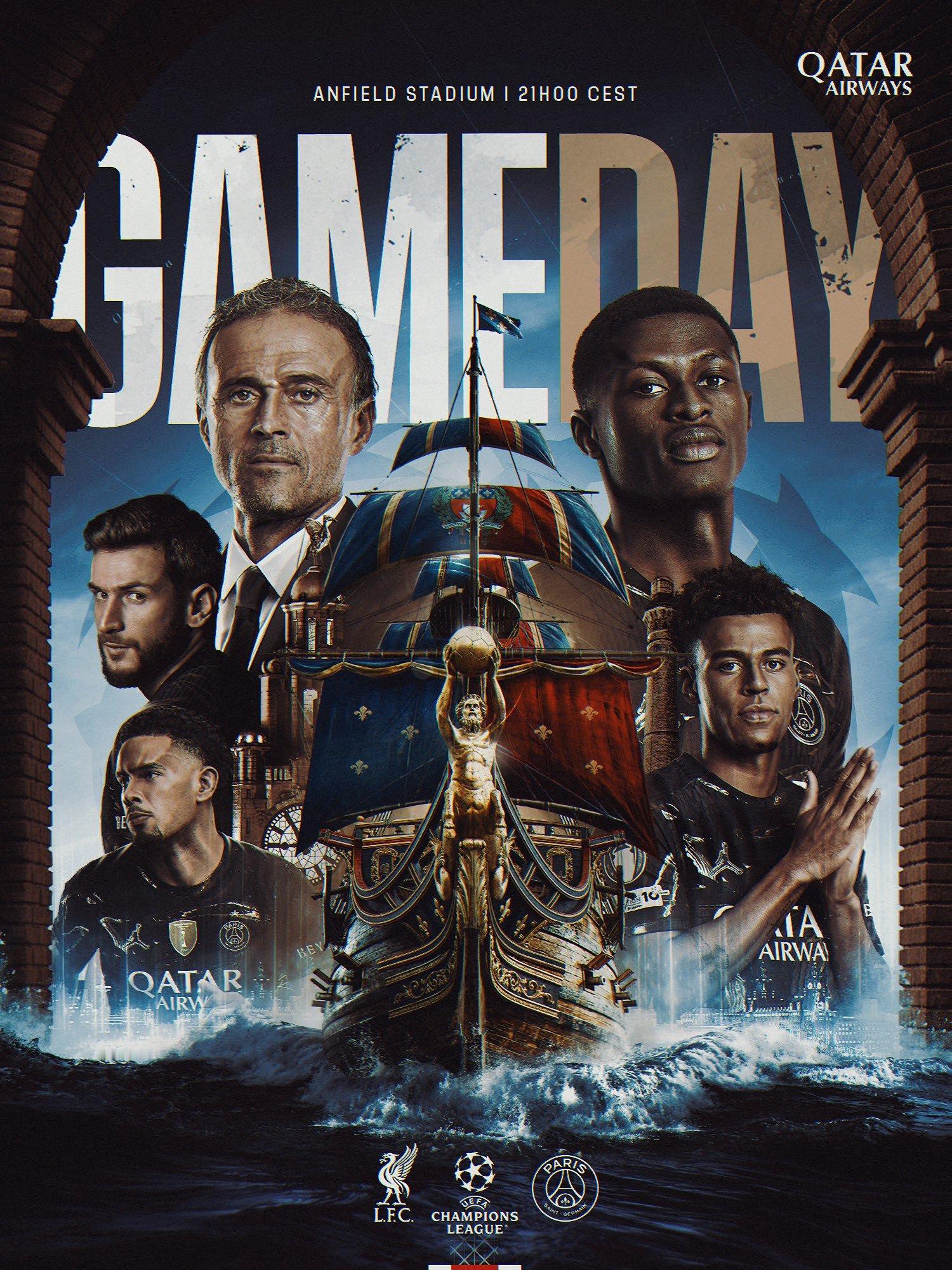 欧冠  攻占利物浦巴黎圣日耳曼2比0利物浦