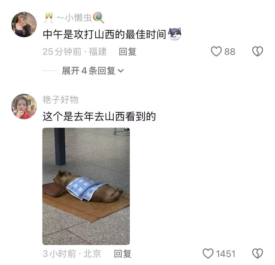 近墨者黑，进晋者困！果然谁来了山西都得午睡哈哈哈哈 