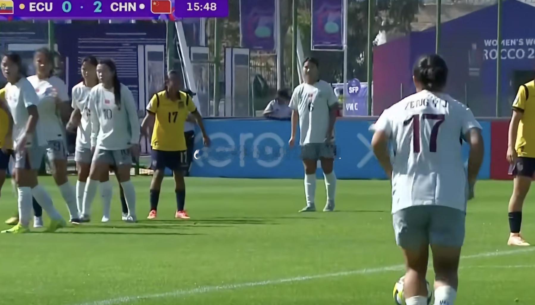 U17女足完美开局 2-0领先厄瓜多尔队 按照这个比分中国队将晋级淘汰赛 热点解
