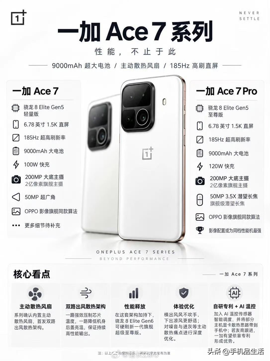 疑似一加Ace7 系列曝光！首发双路出风散热风扇，11月初亮相，售价在3500元