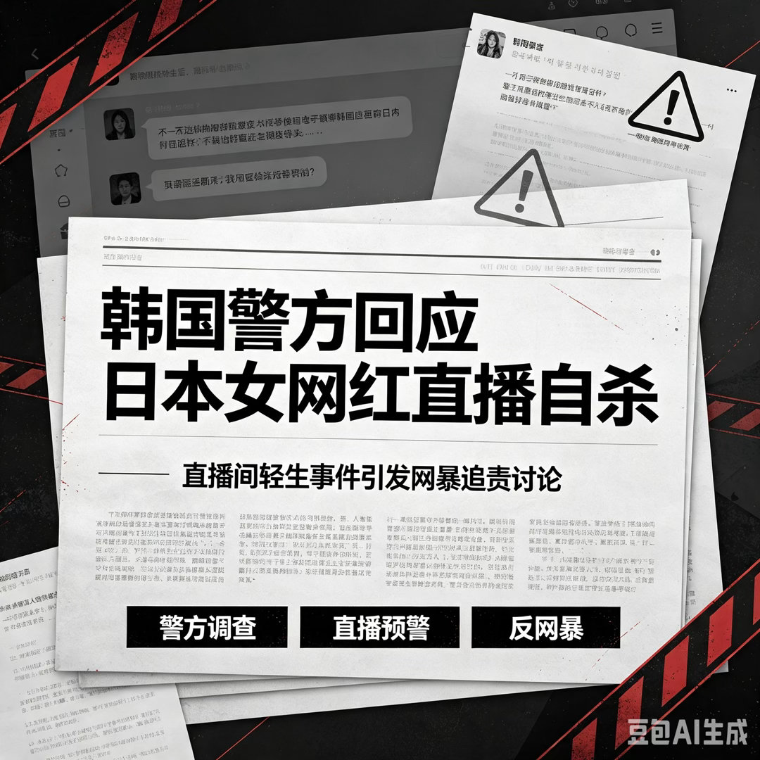 韩国警方回应日本女网红直播自杀当地时间8月6日，首尔龙山警察署就备受关注的26岁