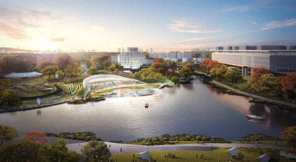​​日前，临平数智城生态商务区中心公园正式定名为“翎湖公园”，规划设计方案发布！