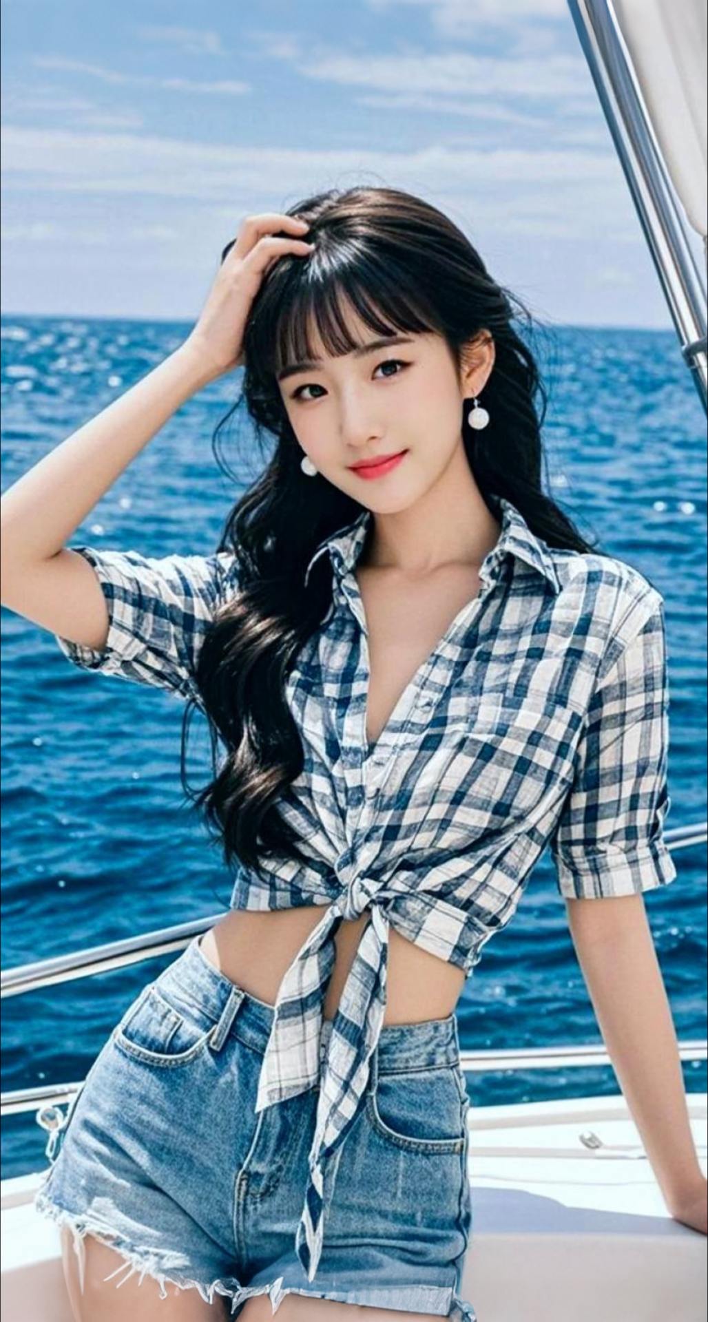 AI扩图 AI海畔随拍